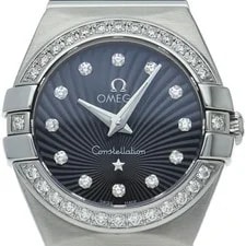 Omega — Omega Constellation Quartz 12P Diamond Bezel 123.15.24.60.51.001 — Watch — resale