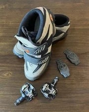 Nike ACG — Nike ACG MTB Cycling Shoes 9.5 + Shimano PD-M535 SPD Clipless Pedals — Sneaker — resale