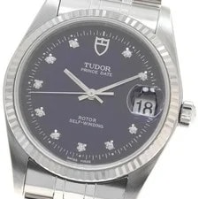 Tudor — Tudor Prince Date 74034 WG Bezel 10P Diamond Blue Dial Automatic 's_956138 — Watch — resale
