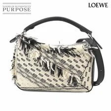 Loewe — Loewe Puzzle Small 2way Hand Cotton Yarn 903272 — Handbag — resale