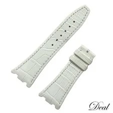 Audemars Piguet — Stored Item: Audemars Piguet Genuine Leather Belt, White — Watch — resale