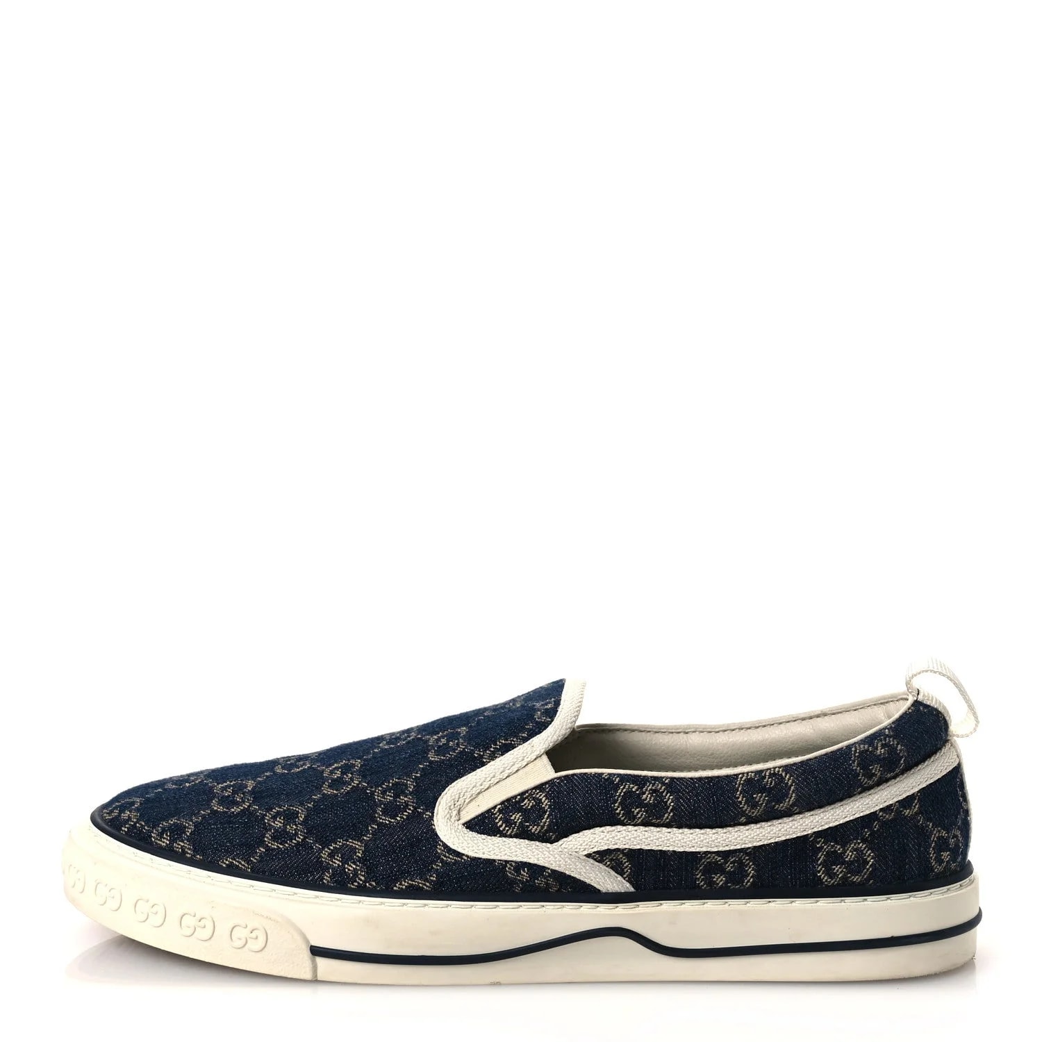 Gucci — New GG Monogram 1977 Tennis Slip on 8.5 Tea Mystic — Sneaker — resale