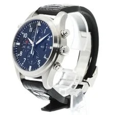 IWC — IWC Pilot's Watches IW377801 46mm SS Black #C17180 — Watch — resale