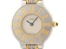 Cartier — Cartier Mast 21 205 W10051F4 125000P Gold — Watch — resale