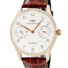 IWC — IWC Portugieser IW500004 18K Rose Gold 42mm Silver Dial Automatic 2000 #HDW193 — Watch — resale