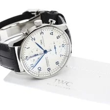 IWC — IWC Portugieser IW371446 41mm SS Silver #C18574 — Watch — resale