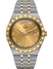 Tudor — Tudor Royal Champagne Dial Steel & Yellow Gold 41mm M28603-0004 Bracelet — Watch — resale