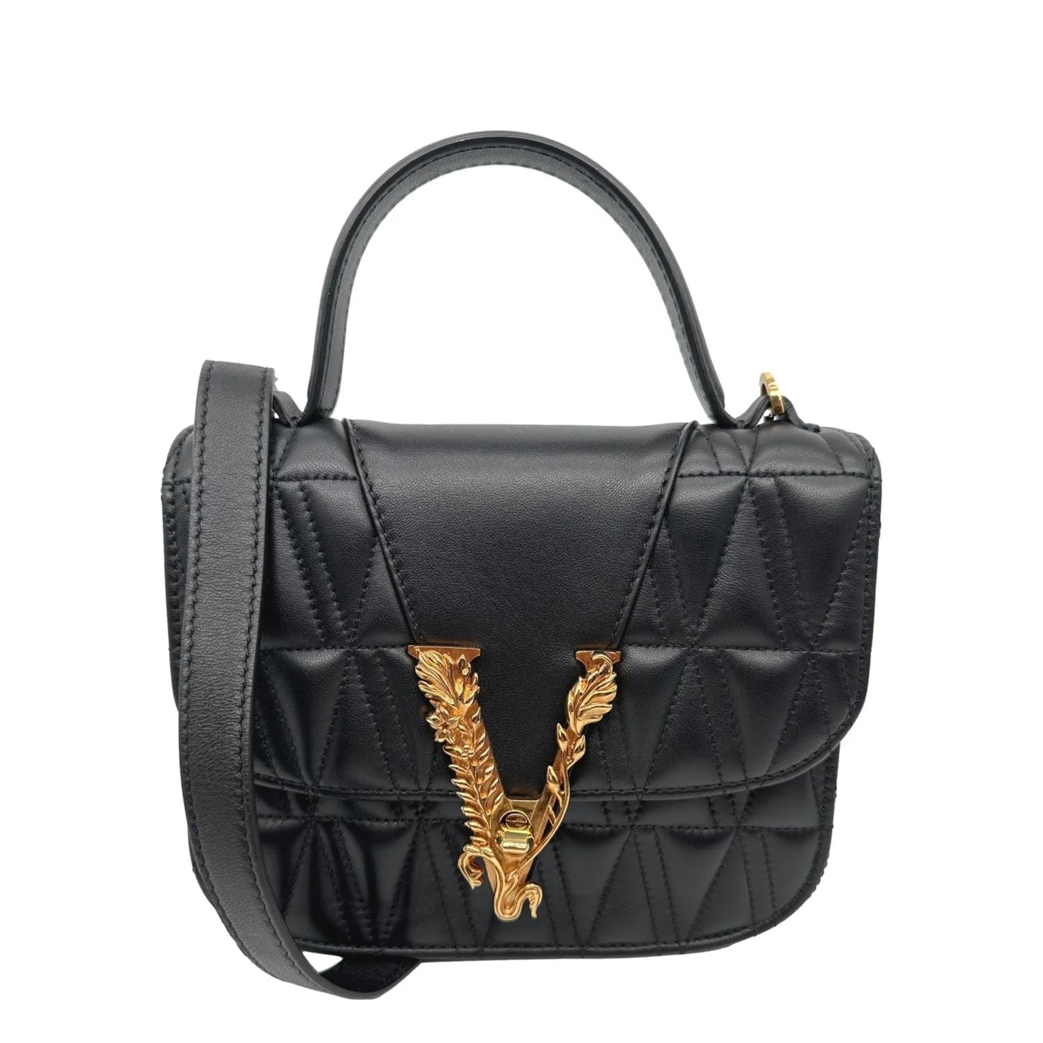 Versace — Versace Virtus Top Handle — Handbag — resale