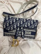 Dior — Christian Dior Saddle Slim Embroidery From Japan — Handbag — resale