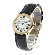 Cartier — Cartier Ronde Solo SM W6700355 29mm YG Silver Dial Quartz #C5007 — Watch — resale
