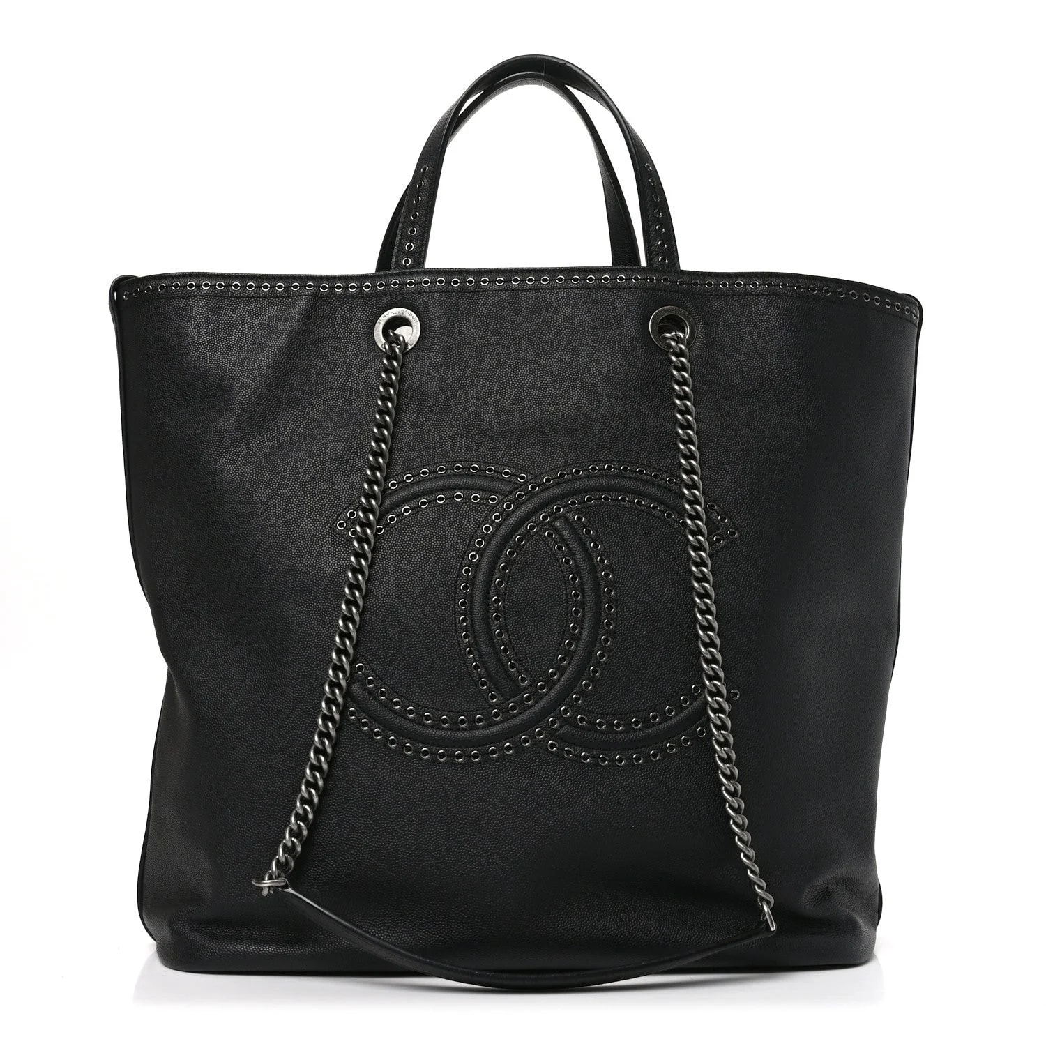 Chanel — Large Coco Eyelets — Handbag — resale