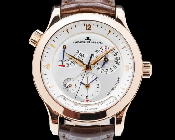 Worldofluxuryus — Jaeger LeCoultre Master Geographic 18K Rose Gold ’s — Watch — resale