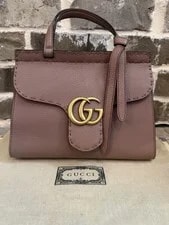 Gucci — Gucci Small GG Marmont Top Handle in A — Handbag — resale