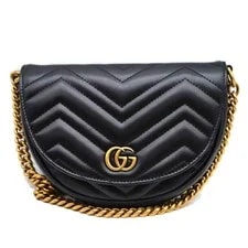 Gucci — Gucci GG Marmont Half Moon From Japan — Handbag — resale