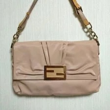 Fendi — Fendi Mia Baguette Chain Crossbody Flap Med — Handbag — resale