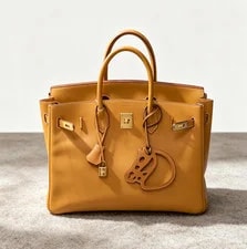 Hermès — Hermès Birkin 35 Sable HW Flap Top Handle — Handbag — resale