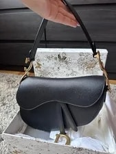 Dior — Dior Saddle Medium .Papers & Receipt, Authentic! — Handbag — resale