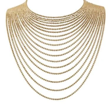 Cartier — Cartier Draperie Linked in Yellow Gold — Jewelry — resale