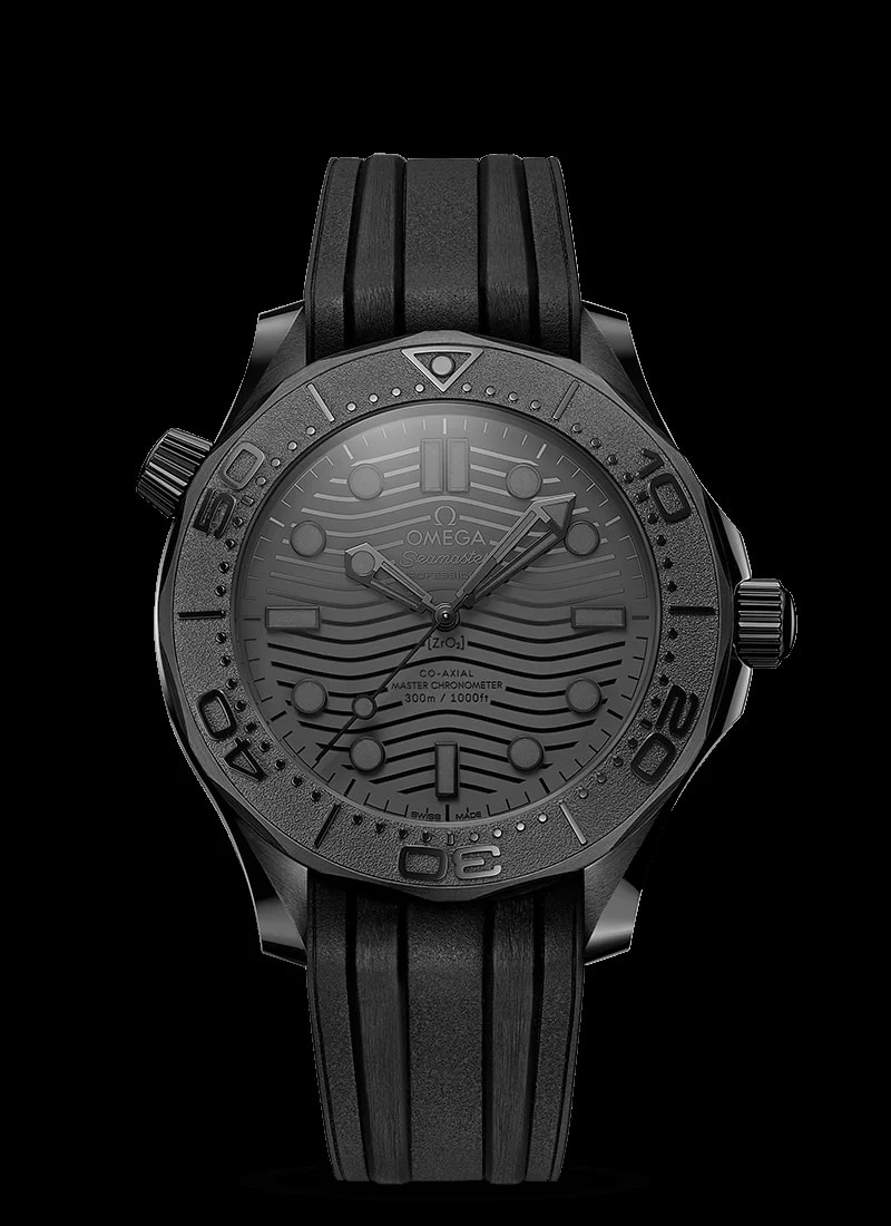 Worldofluxuryus — Omega Seamaster Diver Co-Axial Chronometer Black Ceramic — Watch — resale