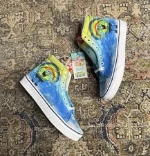 VANS — Vans Sk8-Hi SpongeBob SquarePants Tie-Dye High Top Limited 721350 — Sneaker — resale