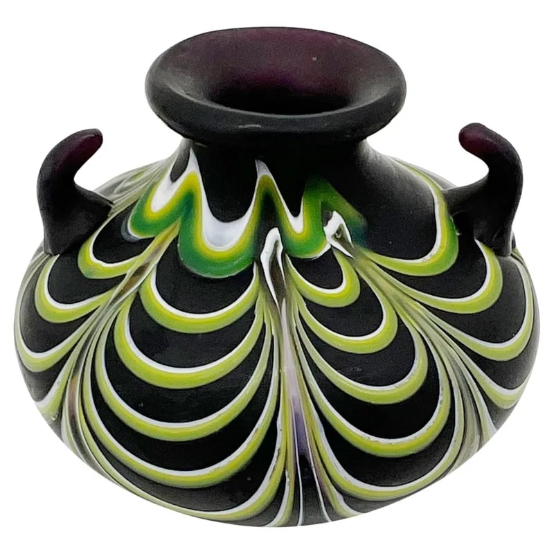 Fratelli Toso Fenicia Art Glass Vase, Murano, Early 20th Century — decorative_object — resale