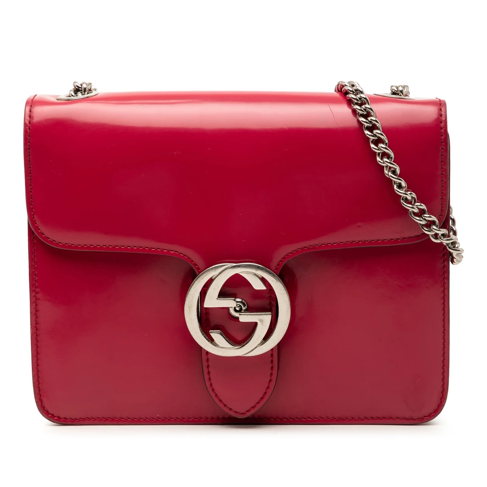 Gucci — Small Polished Interlocking G Dollar Crossbody — Handbag — resale