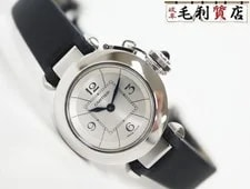 Cartier — Cartier Miss Pasha W3140025 Silver Stainless Belt Quartz — Watch — resale