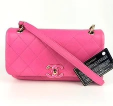 Chanel — Chanel Single Flap CC Twist Chain Crossbody Golden — Handbag — resale