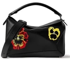 Loewe — Loewe Joe Brainard 2021 Large Pansies Puzzle -Limited Edition — Handbag — resale