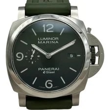 Panerai — Panerai Luminor Marina eSteel PAM01356 Emerald Green #080 — Watch — resale