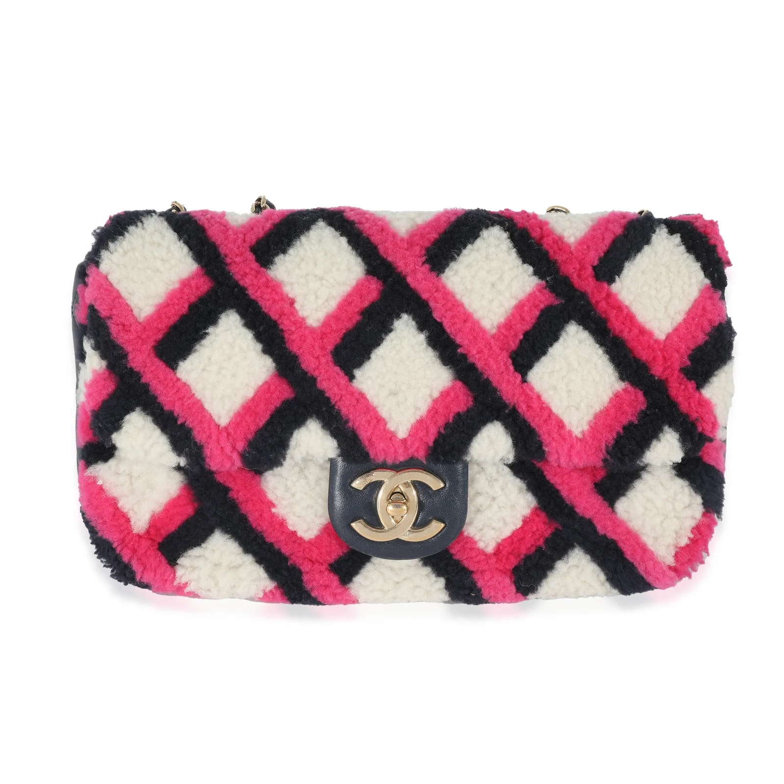 Chanel — Chanel Emoticon Single Flap ; ; Fur — Handbag — resale