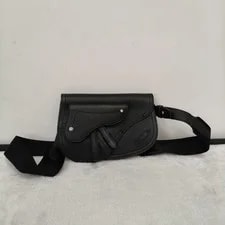 Dior — Dior Saddle Metal Buckle Saddle Bag Clutch - Excellent #17HO4UR — Handbag — resale