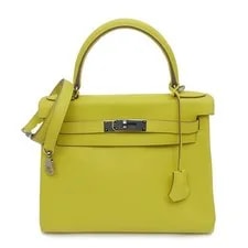 Hermès — Hermes Kelly 28 Hardware Evercolor D Stamp — Handbag — resale
