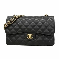 Chanel — Chanel , Large Matelassé, Double Flap, Chain, CaviarSk... GZl1izvd — Handbag — resale