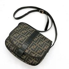 Fendi — Fendi Logo Line Adjustable Strap Flap — Handbag — resale