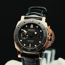 Panerai — Panerai Submersible PAM00974 974 1950 Goldtech 3 Days Rose Gold Black Dial 42mm — Watch — resale