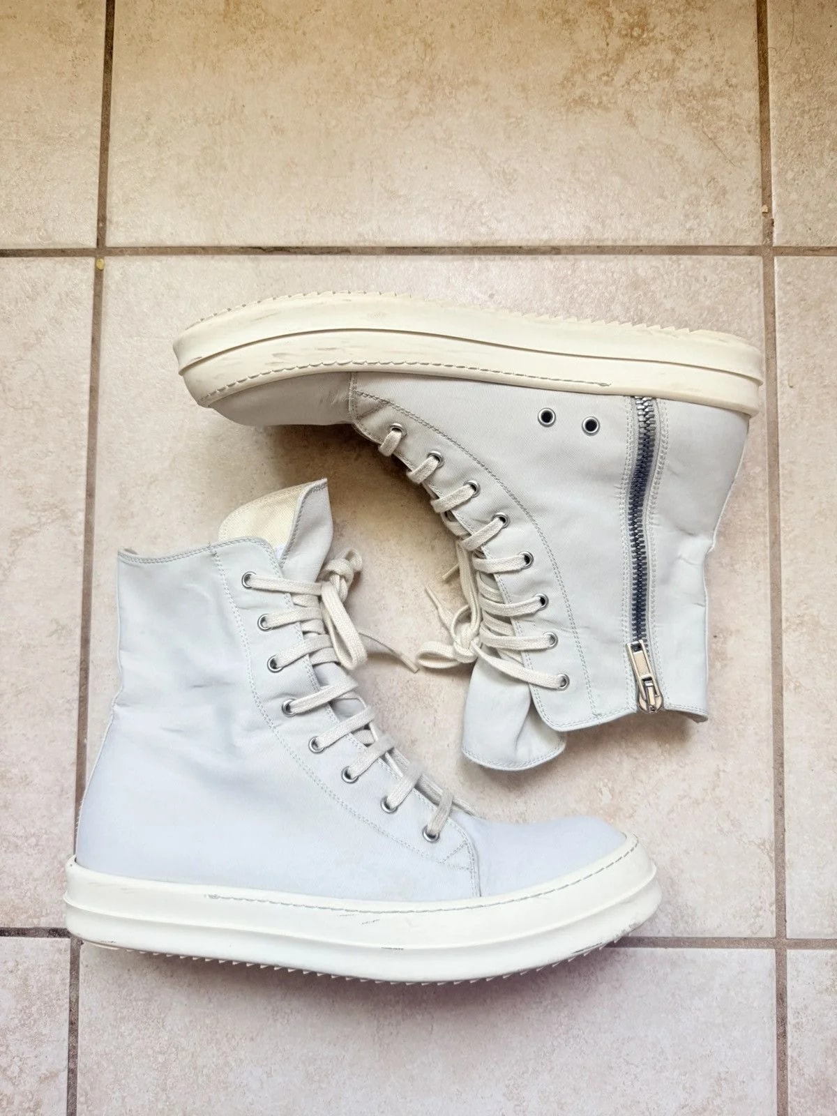 Rick Owens DRKSHDW — Rick Owens Drkshdw Scarpe Vegan High Top 2017 — Sneaker — resale