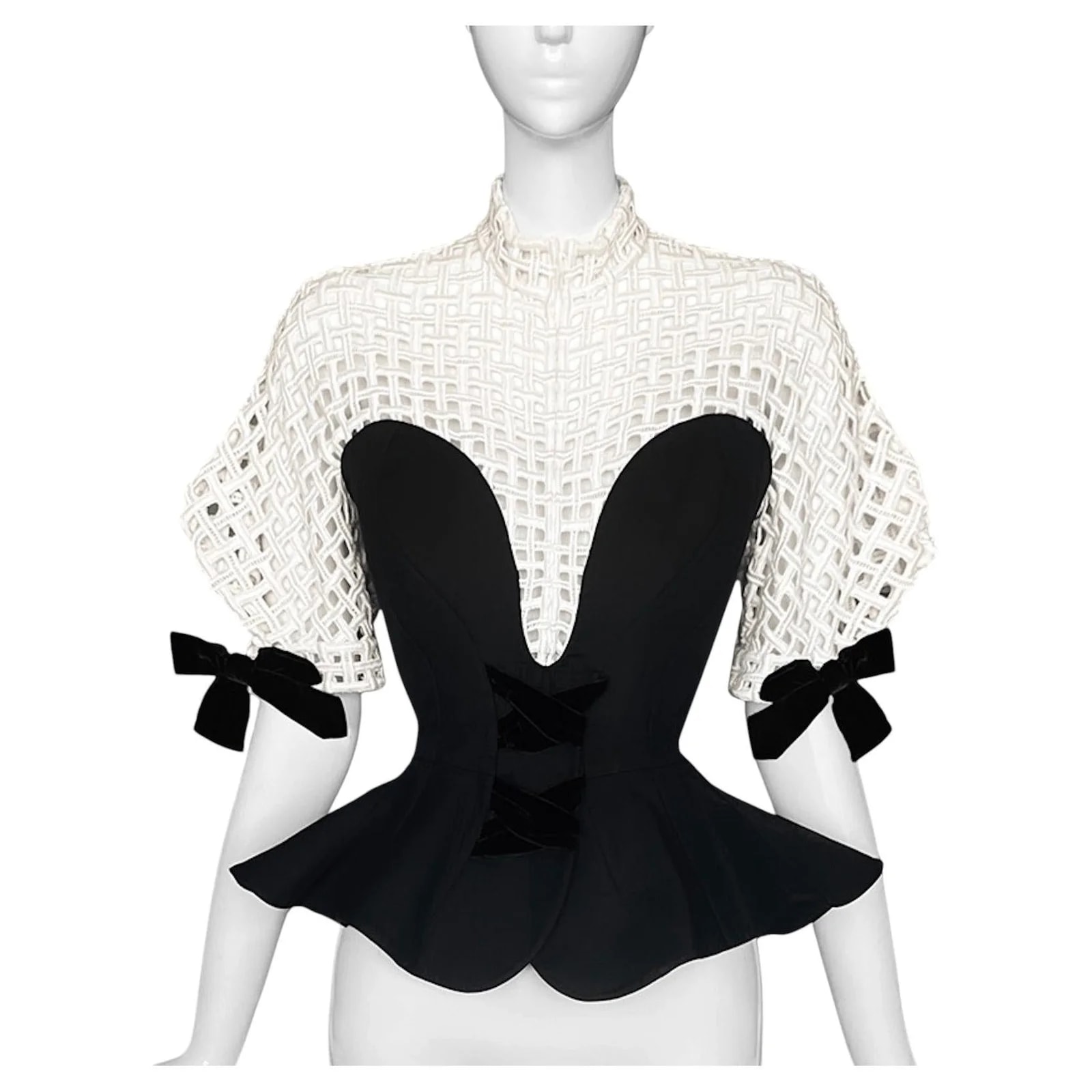 Thierry Mugler — Thierry Mugler les Chats Bodice Top — Designer Shoe — resale