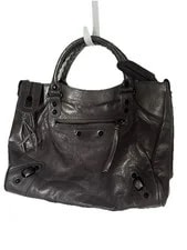 Balenciaga — Balenciaga City Medium Satchel Top Handle Zip Studded Buckle Mirror Pockets — Handbag — resale