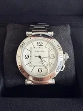 Cartier — Cartier Pasha Seatimer 40mm Stainless Steel W31080M7/2790 Circa 2006 — Watch — resale