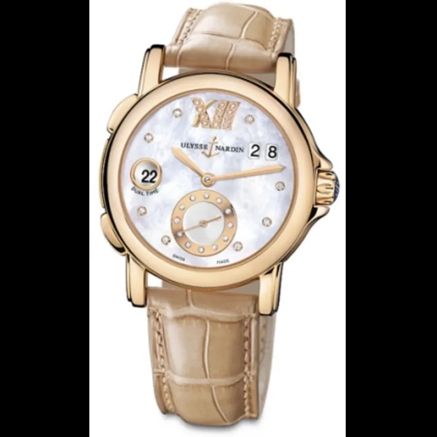 Worldofluxuryus — Ulysse Nardin GMT Big Date 18K Rose Gold — Watch — resale