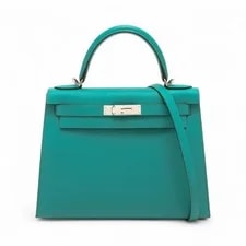 Hermès — Hermès Kelly 28 Serie Paon Metal Fittings X: 2016 — Handbag — resale