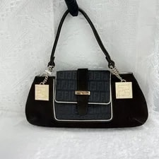 Fendi — Fendi Baguette Flap Top Handle HDW — Handbag — resale