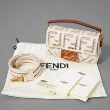 Fendi — Fendi 21SS Baguette Ricamo Ajour Mini 8B — Handbag — resale