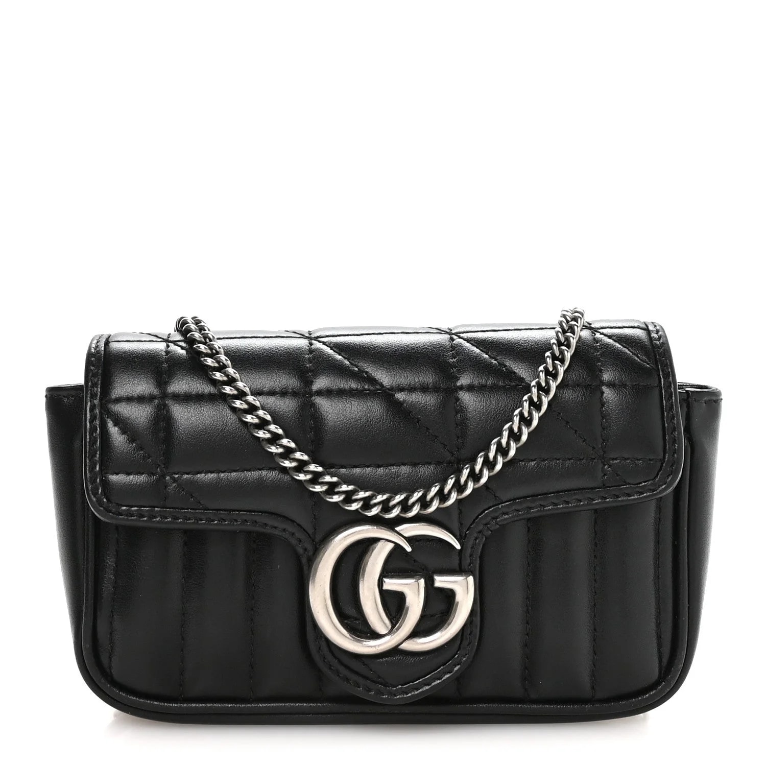 Gucci — Matelasse Aria Super Mini GG Marmont — Handbag — resale