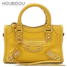 Balenciaga — Balenciaga 2Way City Mini Yellow Gold Mirr — Handbag — resale