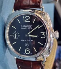 Panerai — 2018 Panerai PAM00380 Radiomir Black Seal 45mm Steel Case Black Dial Card — Watch — resale