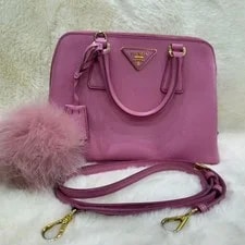 Prada — Prada Top Handle Peony 24.5cm USA — Handbag — resale