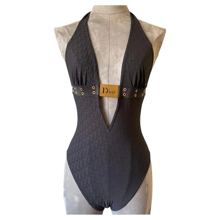 Dior — Christian One-Piece Swimsuit, New With Tags, Made in France — Designer Shoe — resale