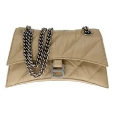 Balenciaga — New Balenciaga Crush Quilted Chain B Logo Flap — Handbag — resale